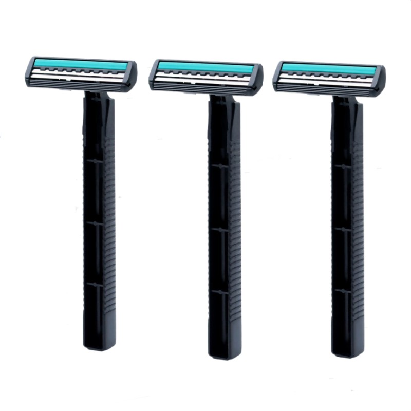 2-Layers Disposable Shaving Razor Man Women Manual Safety Shaver Multipurpose Portable Bathing Hotel Travel Daily Face Care: Gold