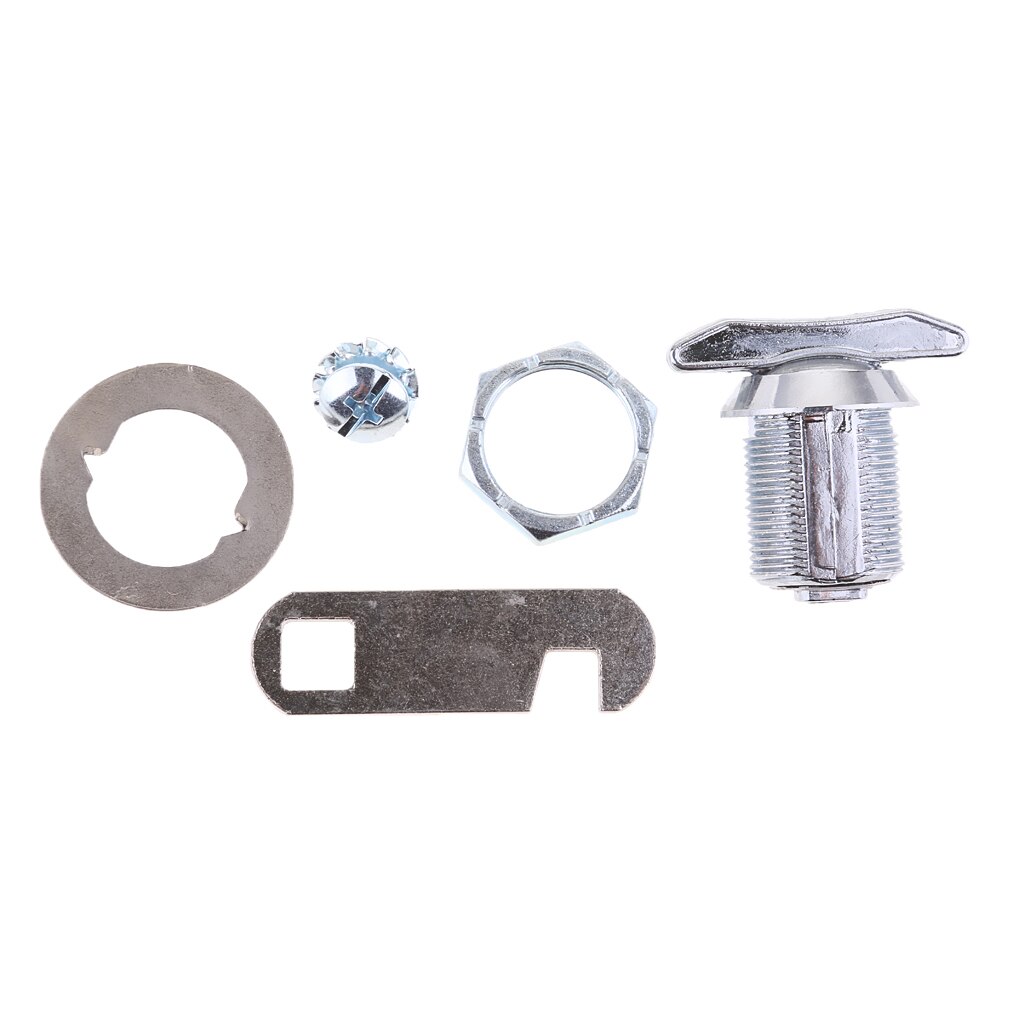 Uiversal Cabinet Desk Drawer Keyless Thumb Turn Lock with Chrome Finish 20mm