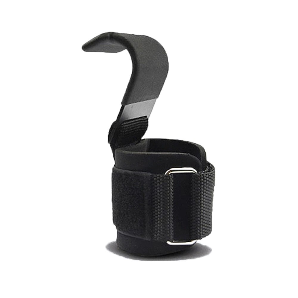 Ganci per sollevamento pesi cinturini da polso manubrio tiro-su potenza formazione presa manubri allenamento posteriore Bodybuild proteggi l&#39;attrezzatura per la pelle: 1pezzi