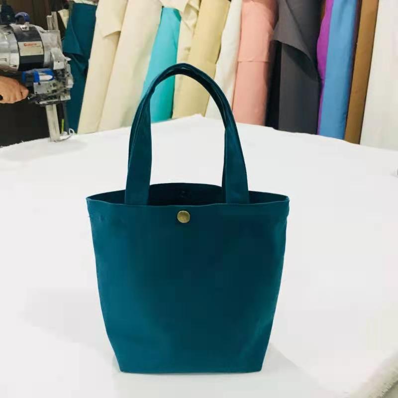 Jedzenie niosące pudełko na obiad urocza torba dziecko zakupy puste Eco klient prezent z płótna przenośne dzieci luzem tkanina w jednolitym kolorze obiad: ciemny bule