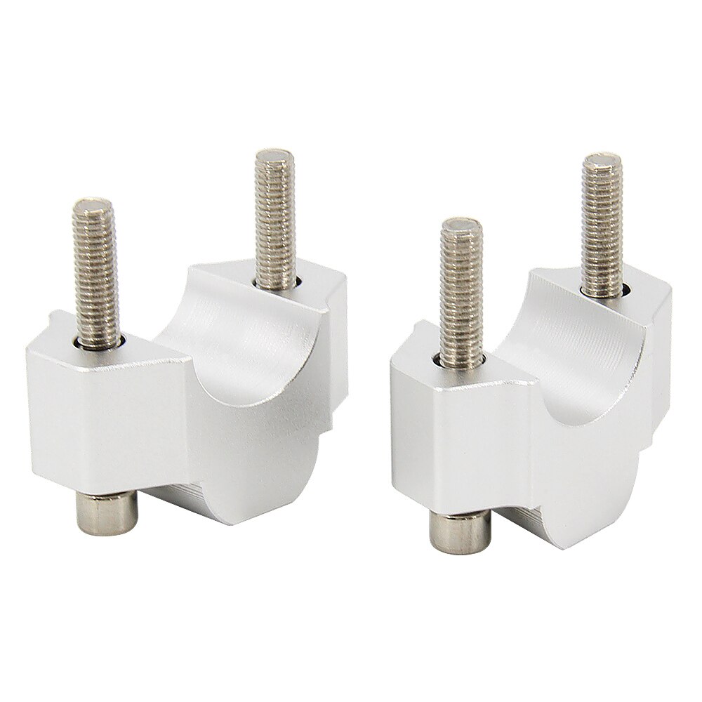 motorcycle handlebar riser bars clamp Silver Handlebar 25mm Riser Kit For Yamaha Xt1200z Super Tenere