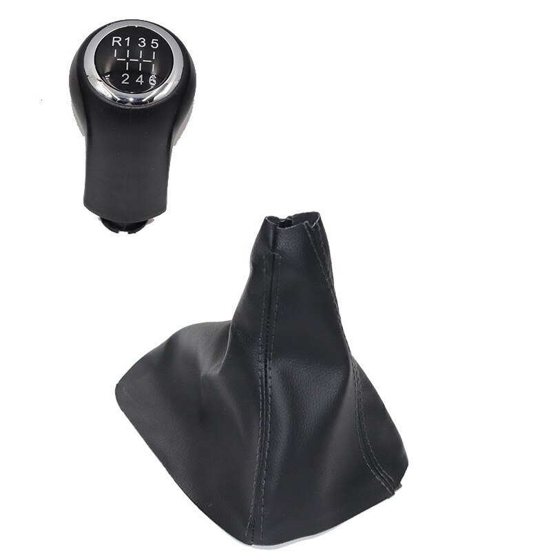 Para OPEL Zafira B 2005, 2006, 2007, , , , , , , 5 / 6 velocidad pomo de cambio de marchas para coche con Bota de cuero: 6 speed pair