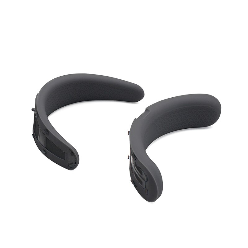 Capa de silicone vr anti-suor para oculus rift s, proteção em espuma frontal à prova de suor, conjunto de capa de silicone para substituição à prova d&#39;água e sujeira: Black