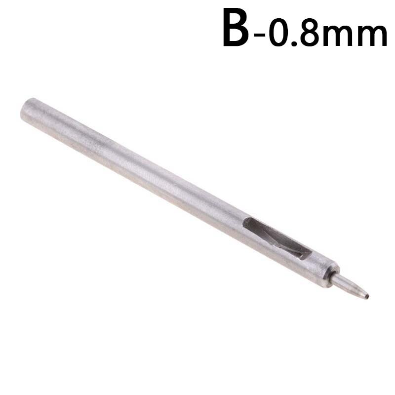 1PC Round Hollow Punch Leather Craft Punch Tool Hollow Hole Punch Cutter Tool for Watch Bands Belts Canvas Paper 0.5-5.5mm: B