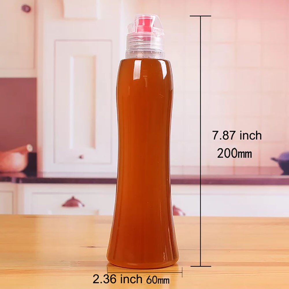 4 kleuren herbruikbare knijphoningpotten voor thuis, keuken, plastic sauscontainers, flessen voor sauzen, saladebewaardispenser