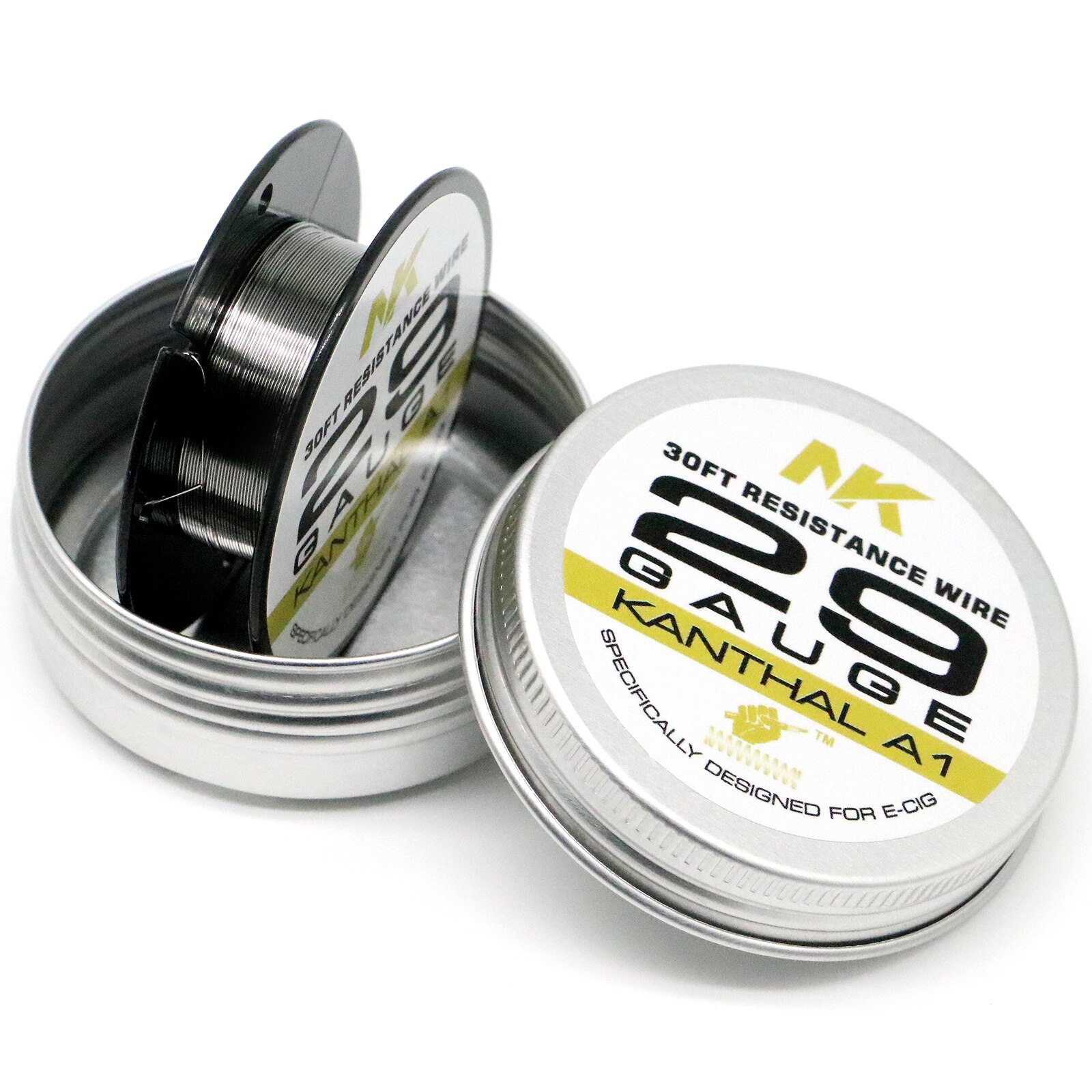 Filo di resistenza NK Clean KA1 22G 24G 26G 28G 30G 36G 38G 40G 44G filo bobina Vape: A1 32G 100Ft