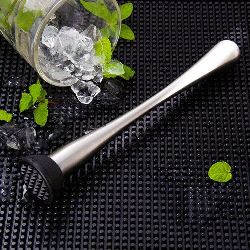 1Pc Cocktail Muddler Stainless Steel Muddler DIY Drink Muddler for Mojito Cocktail Crushed Ice Mint Fruit Muddler Wine Bar Tools: Type B 22cm