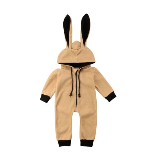 Arrivels Easter Infant Baby Newborn Winter 3D Rabbit Jumpsuit Romper Plush Warm Down Boys Girls Clothes