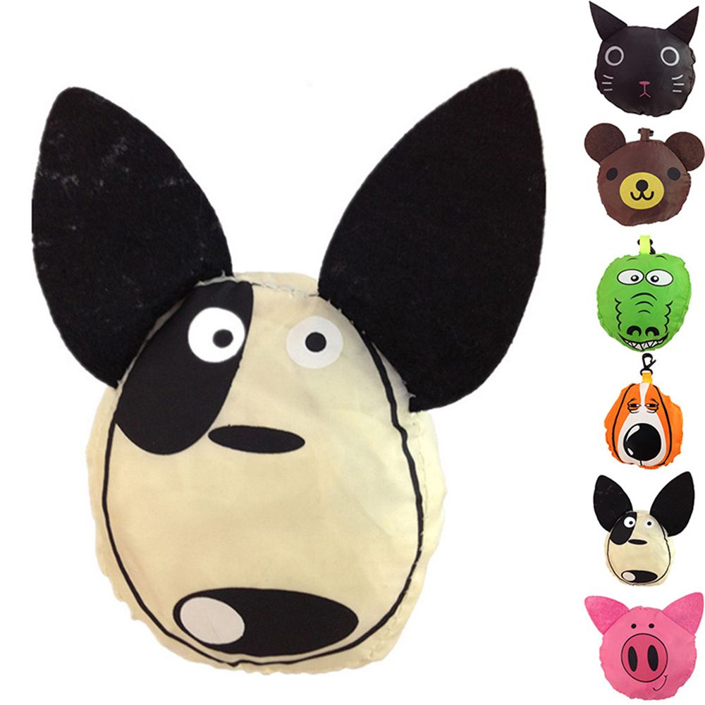 Travel Foldable Handbag Grocery Tote Storage Reusable Animal Shopping Bag