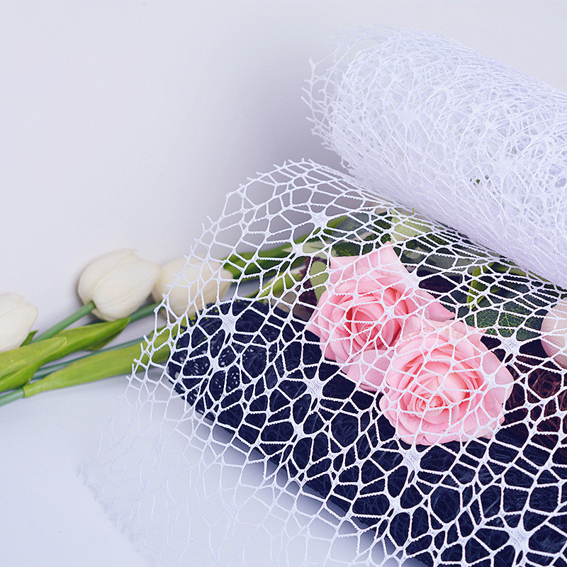 4.5M Kleur Organza Boeket Wikkelen Gaas Mesh Diy Craft Leveranties Kinderen Hand Scrapbook Gereedschap Wedding Party Decor Gordijnen