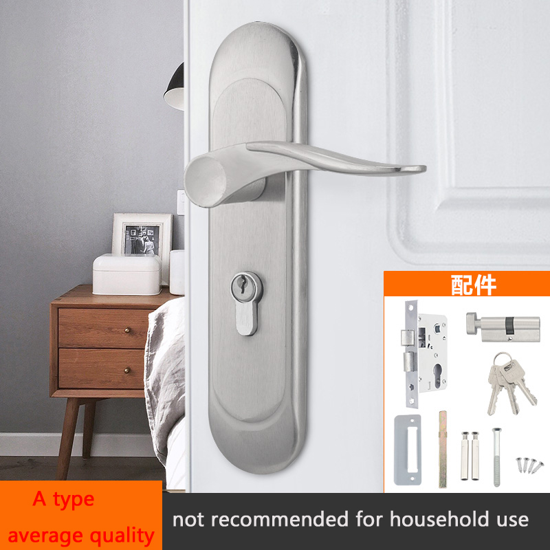 Slaapkamer Deurslot Set Intern Huis Met Sleutel Hout Veiligheidsdeurslot Voor Huis Deuren Knoppen Voor Deur Interieur Huis Beveiligingsslot: YELLOW