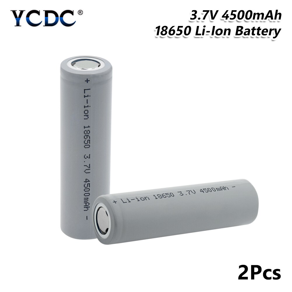 18650 Li-Ion Batterijen 18650 3.7V 4500 Mah Lithium Oplaadbare Batterij Li-Ion Batterij 3.7V 2000Mah Voor Zaklamp speelgoed