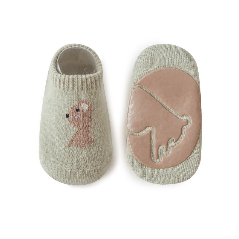 5 pares/lote 2022new 0-3years antiderrapante não skid tornozelo meias com apertos para o bebê da criança crianças meninos meninas todas as estações meias de algodão
