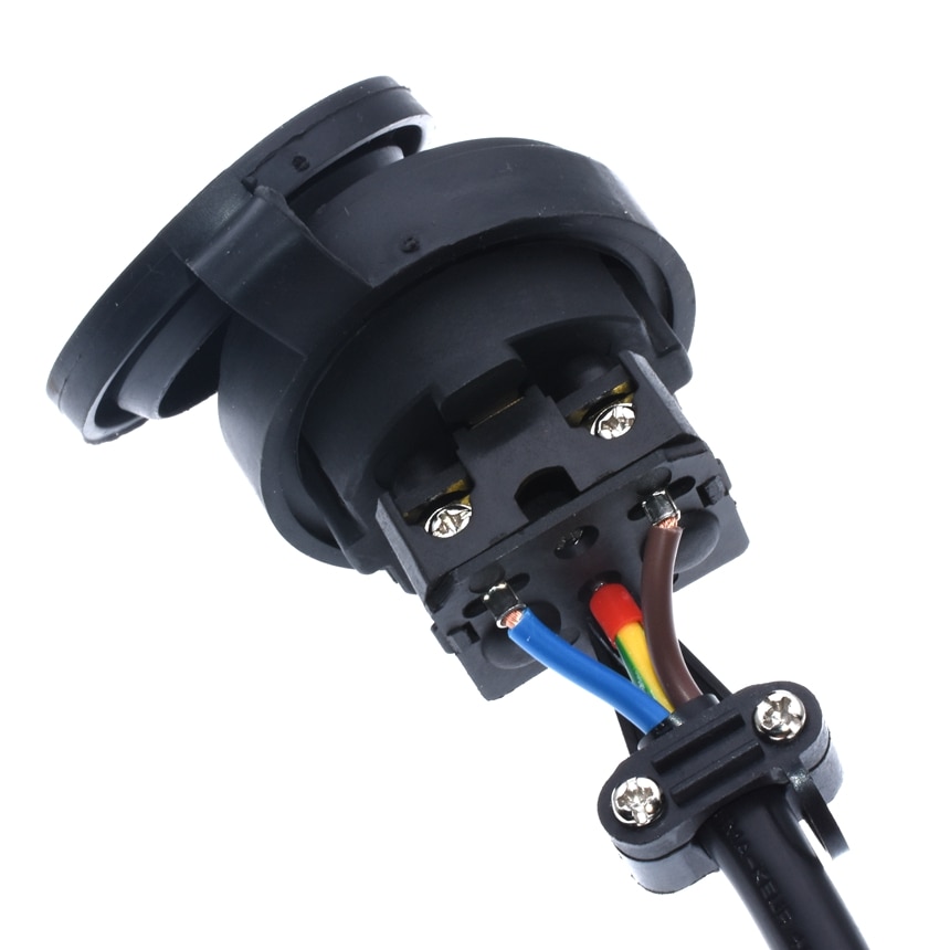 France Waterproof Female Socket 16A Electrical Male Schuko Plug 250V AC Power Adapter 4000W Power Socket Industrial