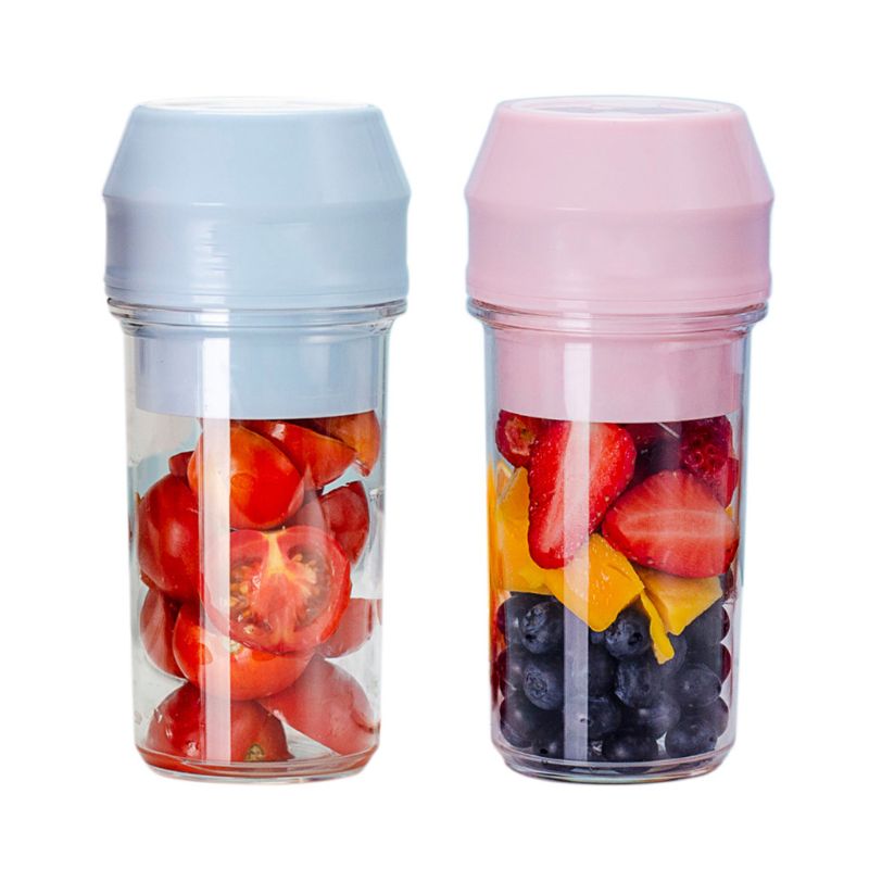 Mini blender bærbar personlig smoothie juicer mat frukt mikser 4 blader for hjemmekontor reiser