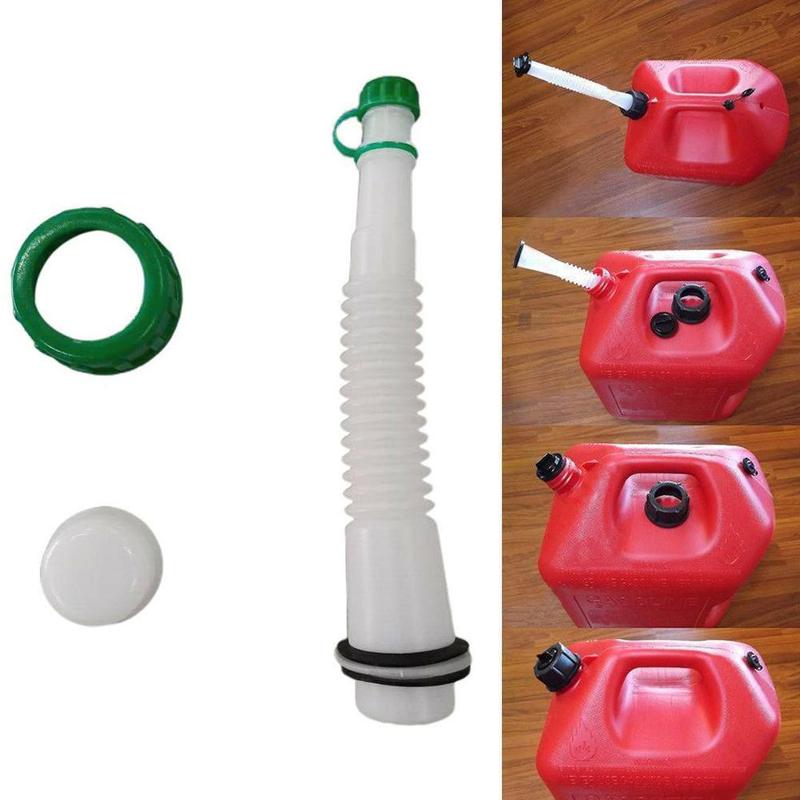 1Pcs Car Drum Replacement SPOUT &amp; PARTS KIT For Rubbermaid Kit Fuel Replacement Auto Cap Parts Accessories Spout Gas Can I8R4