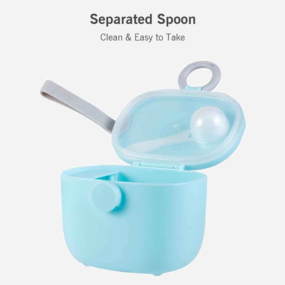 400/500ML Portable Baby Food Storage Box BPA Free Formula Dispenser Cartoon Infant Milk Powder Box Toddler Snacks Cup Container