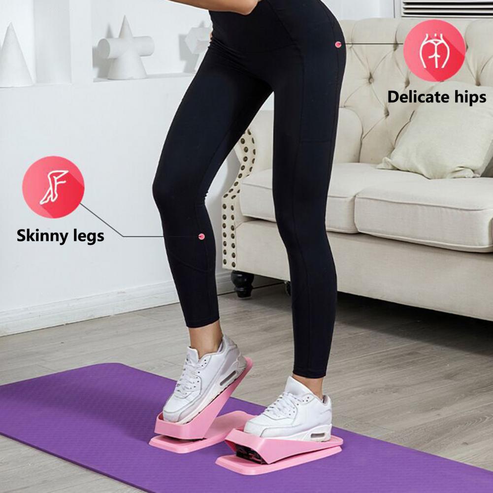 ABS Mini Stepper Trainer Mute Compact Foot Stepper Machine Multifunctional Mini Stepper Fitness Supplies for Home