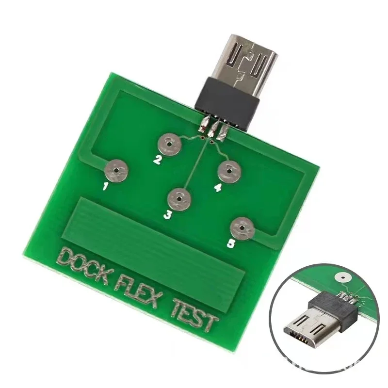 OSS-Placa de prueba flexible Micro USB Dock para Iphone, Android, conector trasero de prueba tipo c, desmontaje sin batería, detección de puerto de carga U2