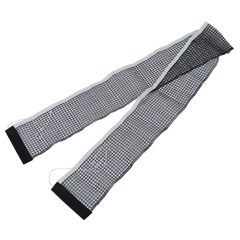 1.75M di Lunghezza Del Bordo Bianco di nylon ping Pong tennis Da Tavolo Netto Nero