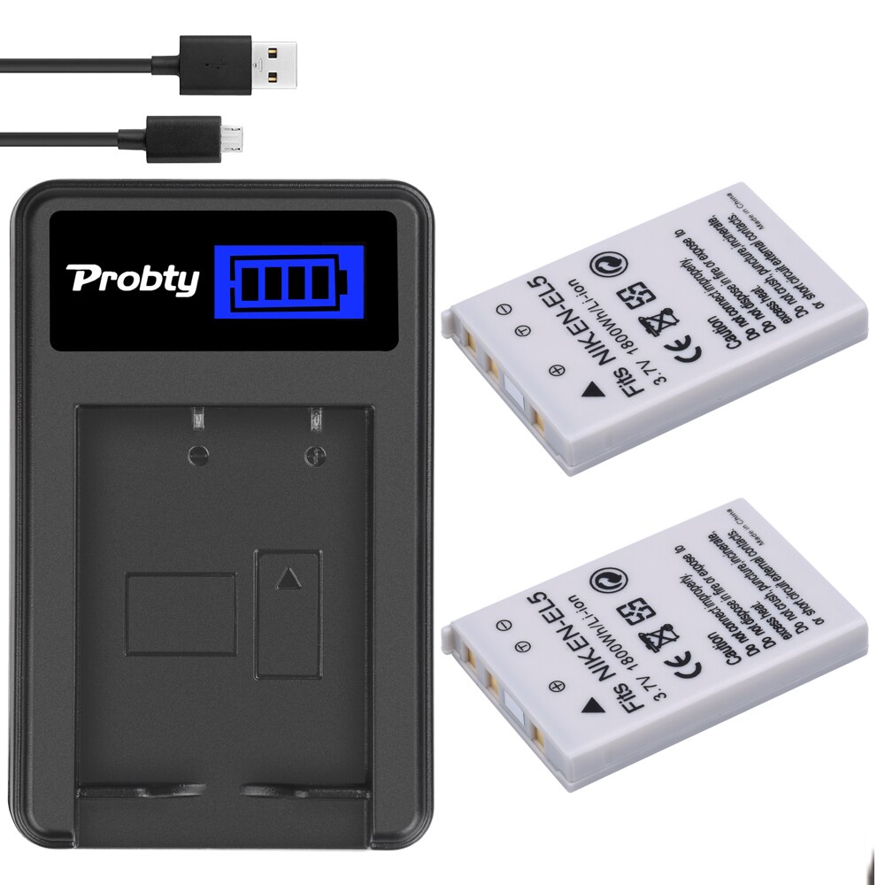 EN-EL5 Batterie + CHARGEUR pour Nikon 3700 4200 5200 5900 7900 P5000 P3 P4 S10 P90