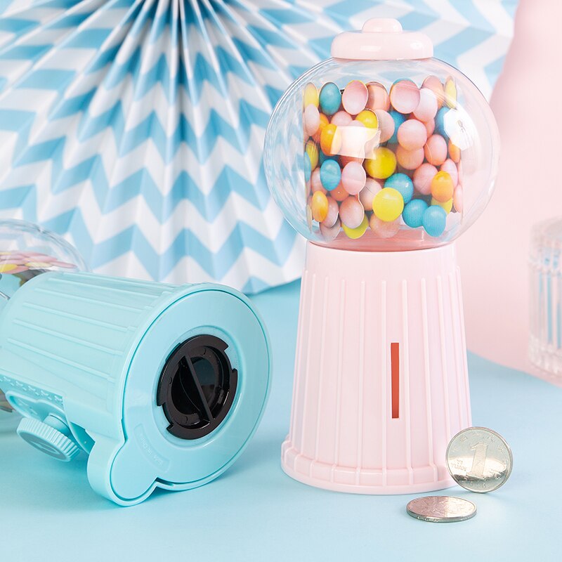 Decoratieve Spaarpot Goedkope Mini Machine Snoep Dispenser Sweets Box Transparant Grappig Spaarpot Skarbonka Home Decor HX50MB