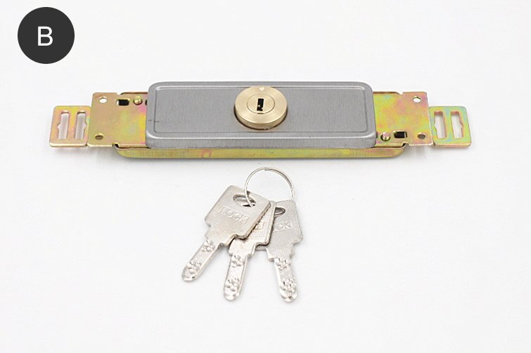 Roll gate Anti-theft lock,Shutter safe locks,copper Cylinder,locked in Inside or outside,install middle or Bottom lock,Hardware: B