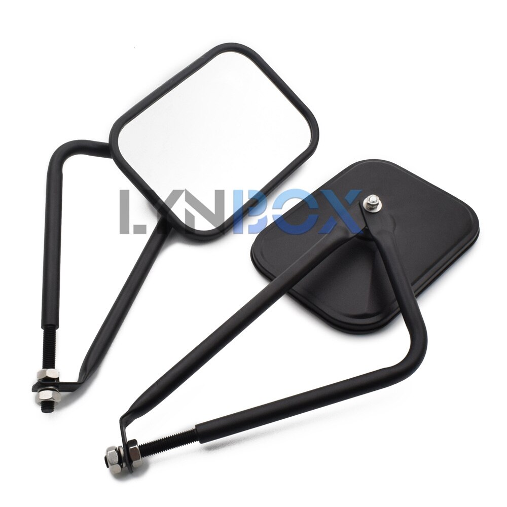 Rétroviseur pour Jeep Wrangler YJ JK CJ brouilleur TJ Tuning sans porte carré vue latérale aventure Safari miroirs accessoires