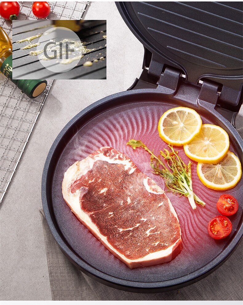 220V Non-stick Electric Crepe Maker Pizza Maker Pancake Maker Crepe Making Pan For Household Kitchen Tool Cooking Pan