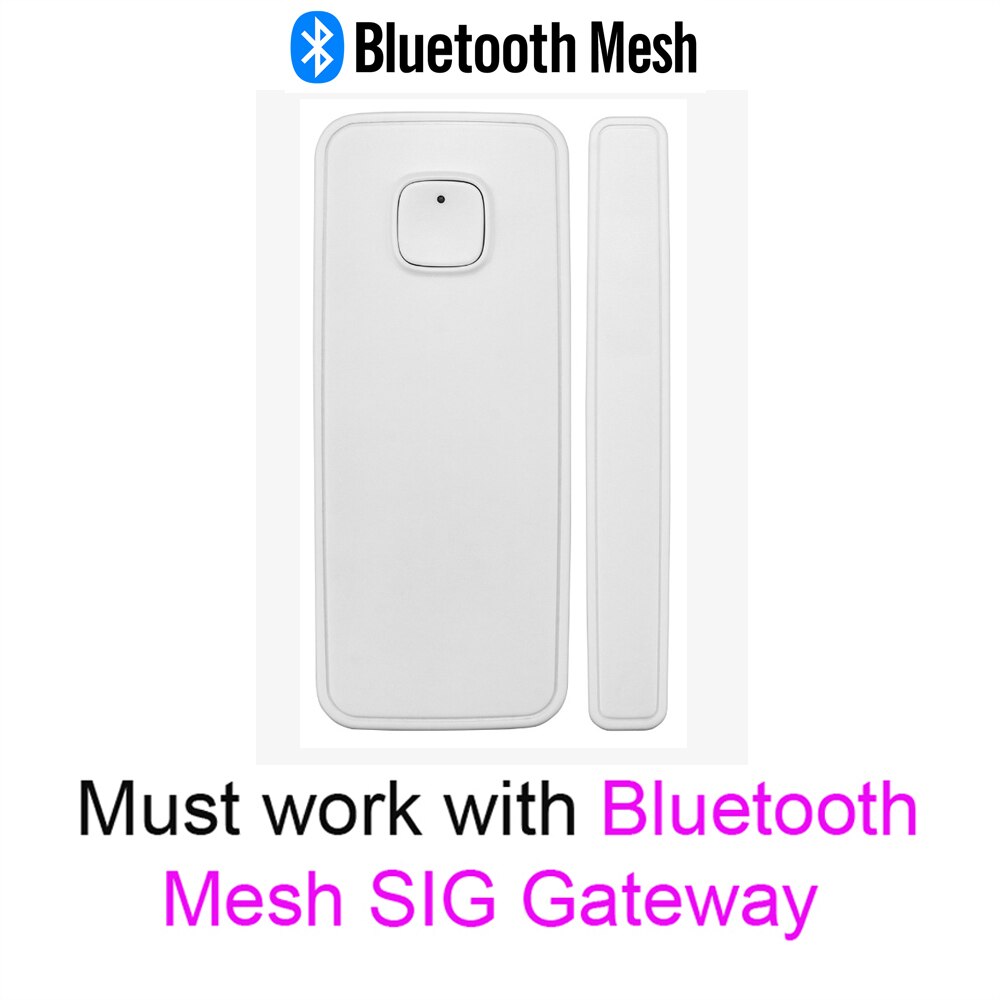 Tuya Smart Bluetooth Mesh SIG Door Window Contact Sensor Detector Security Wireless Burglar Alarm support Alexa Google Home: Default Title
