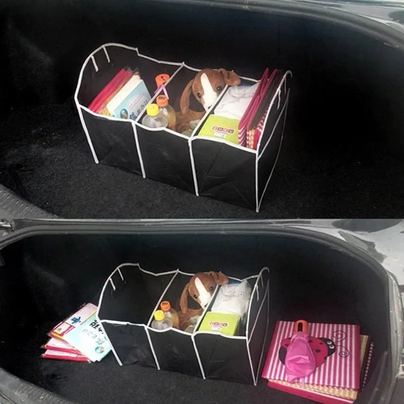 Car Storage Box Foldable Car Trunk Organizer Toys Food Storage Container Bags Box Car Accessories Auto Organizer