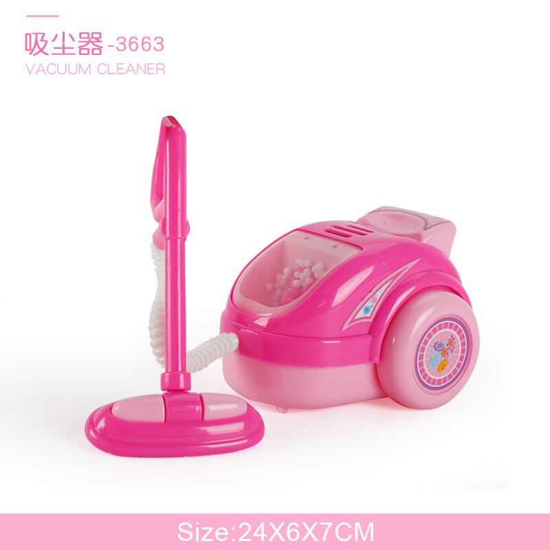 Mini Kitchen Toys Plastic Simulation Home Appliances Play House Toy Baby Girls Pretend Play Toys For Kids Children Games Tools: Vacuum cleaner