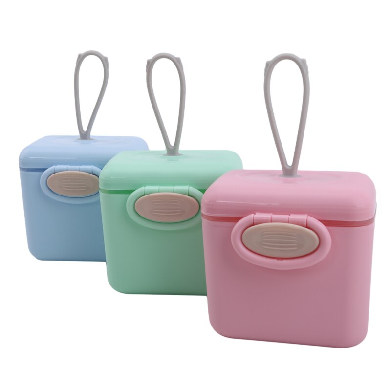 Baby Milk Powder Container With Spoon Portable Infant Formula Dispenser Food Storage Box With Scoop Airtight Baby Food Storage