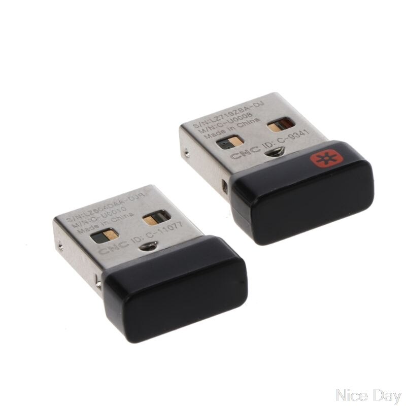 Receptor unificador USB sem fio para Logitech, dongle para mouse e teclado que conecta 6 dispositivos, para MX M905 M950 M505 M510 M525 etc.