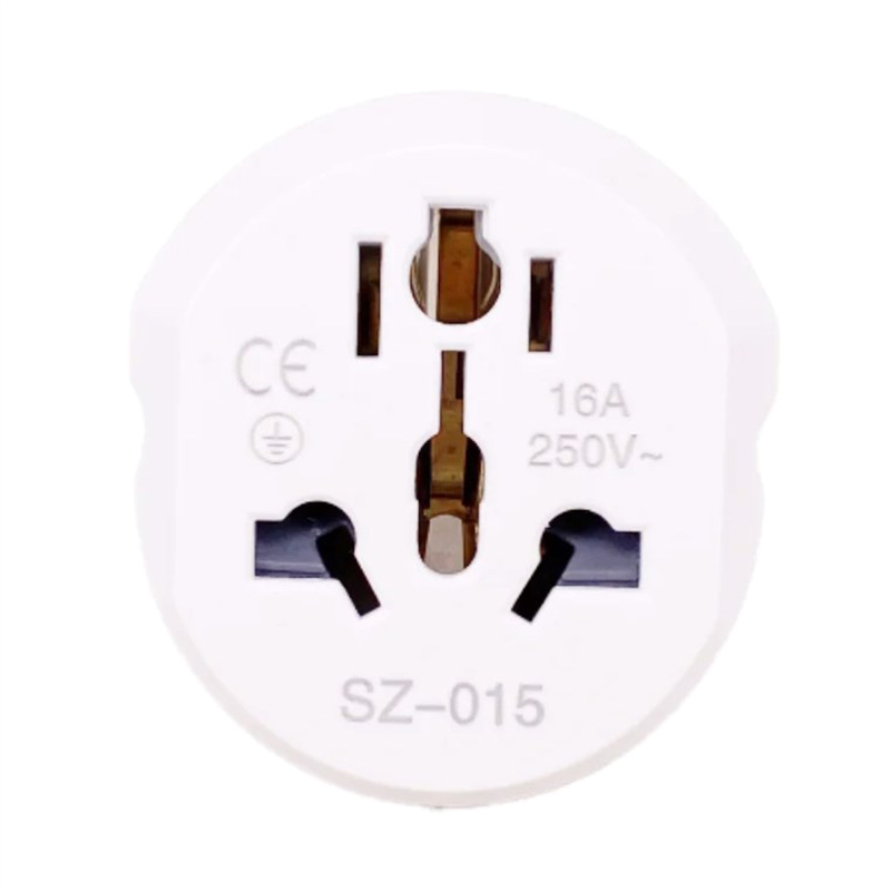 Universele EU Reisadapter - UK US AU naar EU Stekker AC Stopcontact Converter 250V 16A: Groente