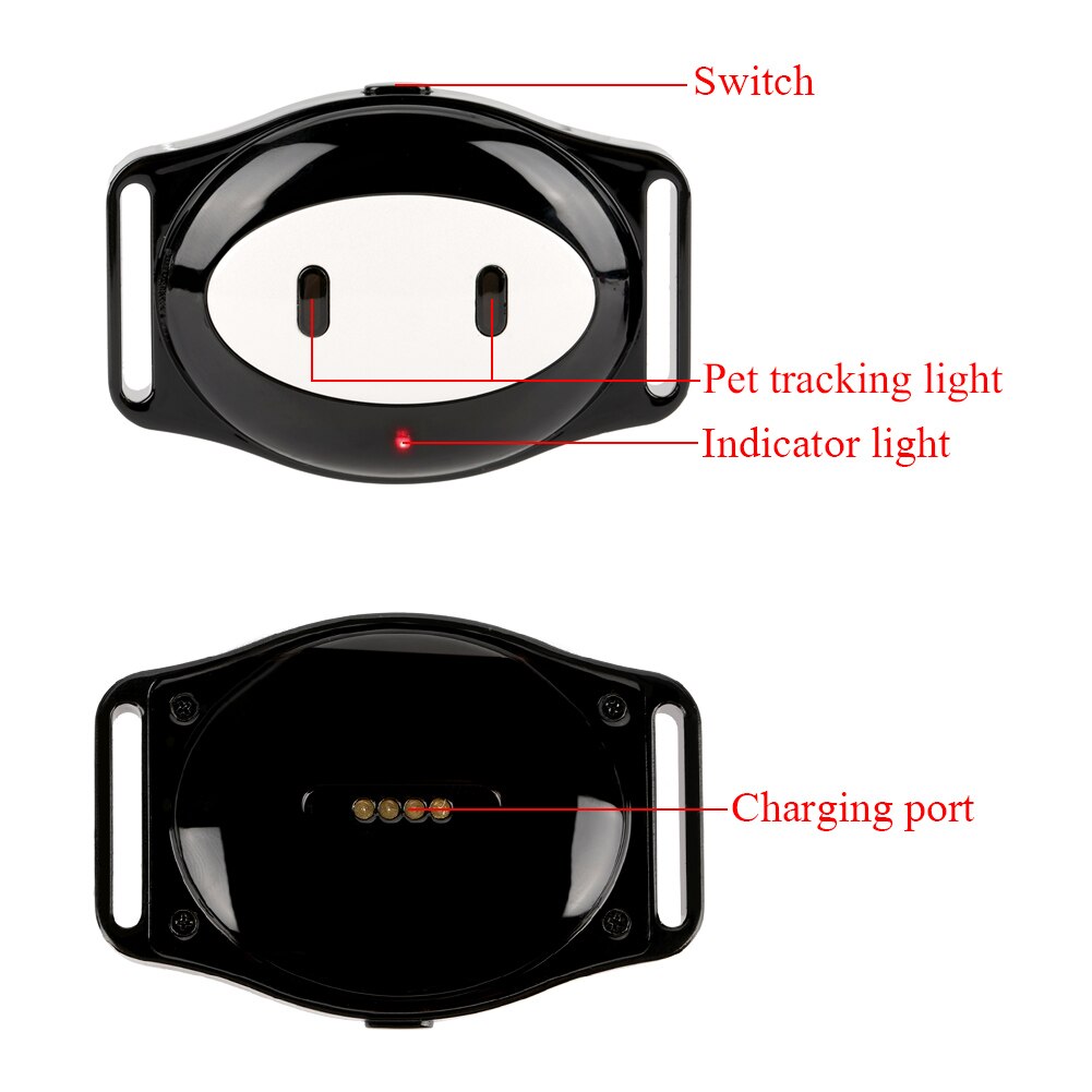 Real Time Huisdier Gps Kraag Tracker Locator & Activiteit Monitor Waterdicht Niveau Black Tracking Apparaat Voor Honden En Katten