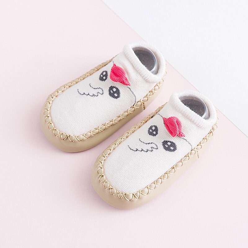 Zeven & Mami Lente Zachte Bodem Cartoon Floor Sokken Antislip Peuter Meisje Jongen Schoenen Floor Sokken Kinderen Kids indoor Leren Zool: TX002-4 / XS(0-10M)