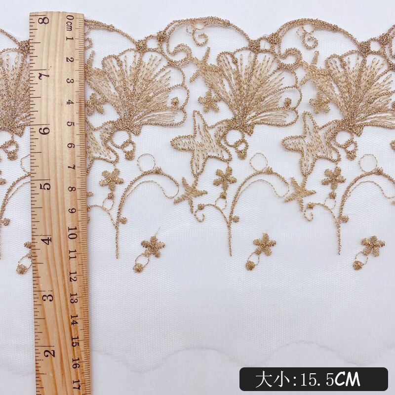 FONGKNOX 10 Yardas De Encaje De 4,5 Cm De Ancho, Tela De