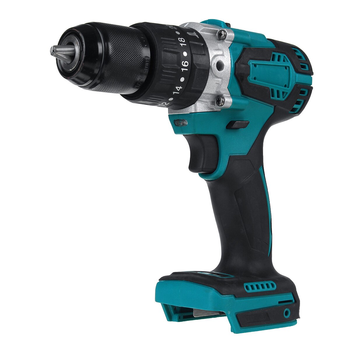 3 i 1 børsteløs elektrisk borhammer 13mm 2 -trinns batteridrevet skrutrekker 20+3 slagmaskin til slagmaskin til makita 18v batteri: misligholde tittel