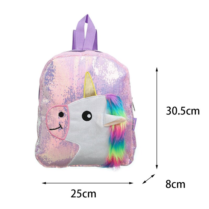 Eenhoorn rugzak meisjes/dames schooltassen winter mochila infantil schooltassen voor tienermeisjes kinderrugzak sac a dos enfant