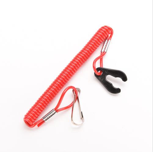 Universal Boat Outboard Engine Motor Kill Stop Safety Tether Lanyard Accessories Motorcycle Switches 1PC: Blue