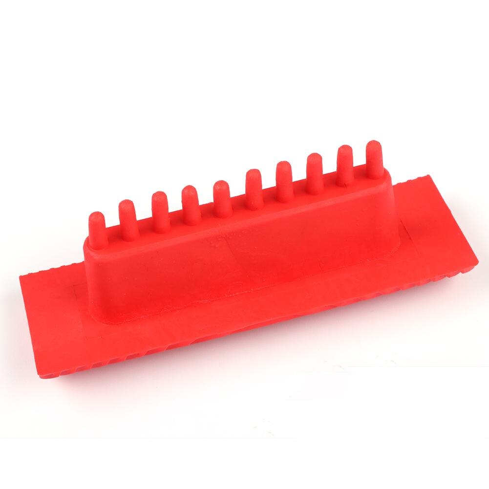 2pcs Rubber Red Cylinder Wood Grain Graining Wall Ceiling Paint DIY Painting Tools Rubber Paint Roller Brush Home Decoration