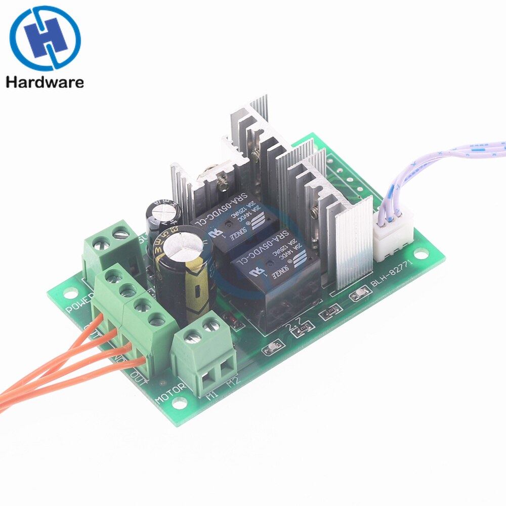 Dc 6-24V 6V 9V 12V 24V 10A Pwm Dc Motor Speed Controller Vooruit achteruit Omkeerbare Schakelaar Rc Controle Regulator