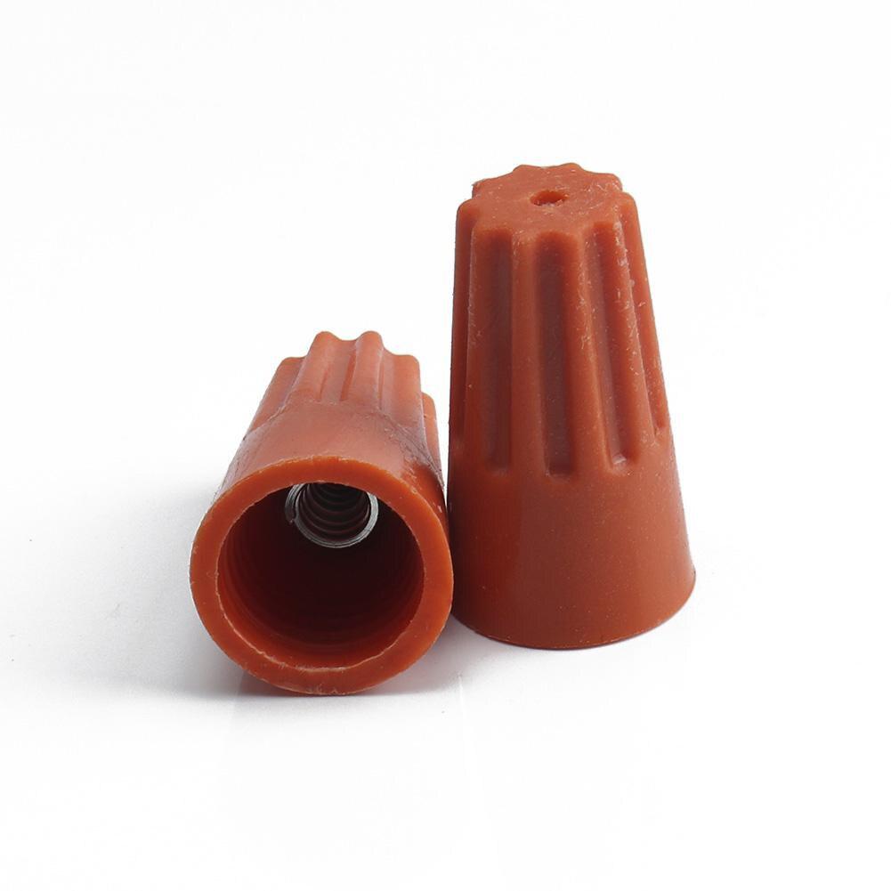 158 PCS Electrical Wire Connectors Screw Terminals with Spring Insert Twist Nuts Caps Connection Assortment Set