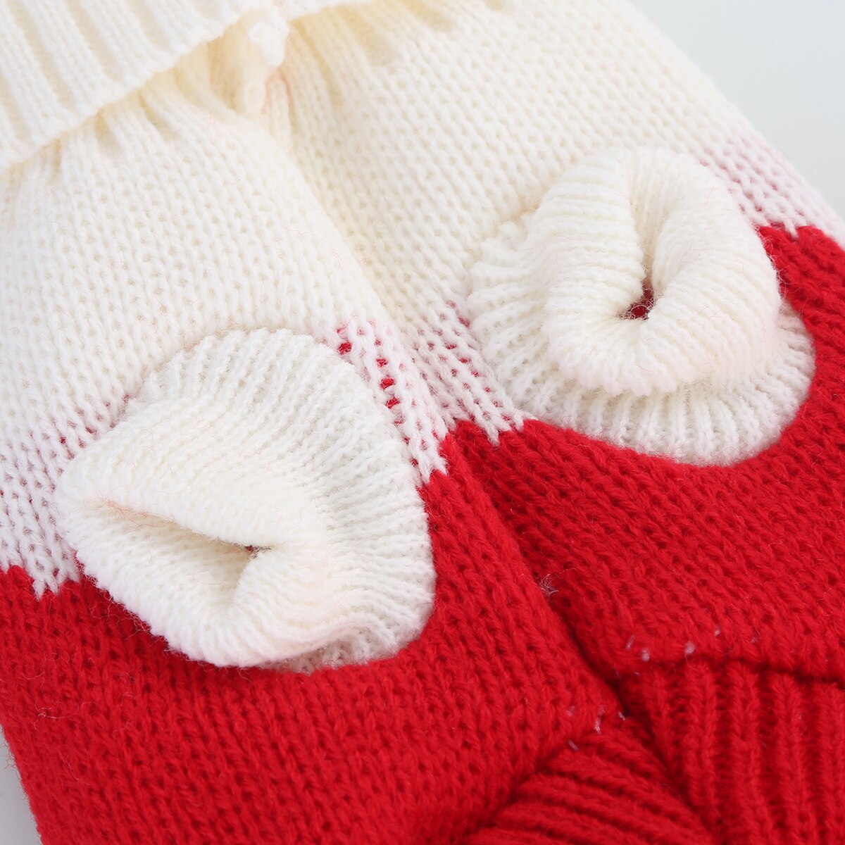 Soft Pet Winter Knitting Comfortable Sweater Dog Clothes Heart Pattern Knitwear For Dog Cat Cute Pattern Pet Knitted Sweater