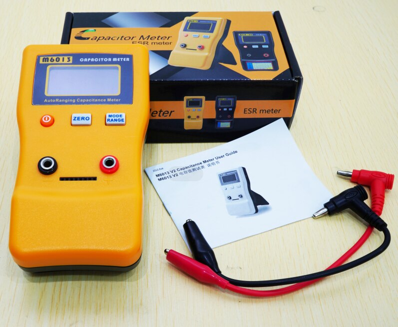 M6013 High Precision Capacitor Meter Measuring Capacitance Resistance Capacitor Circuit Tester Measurement tools: M6013