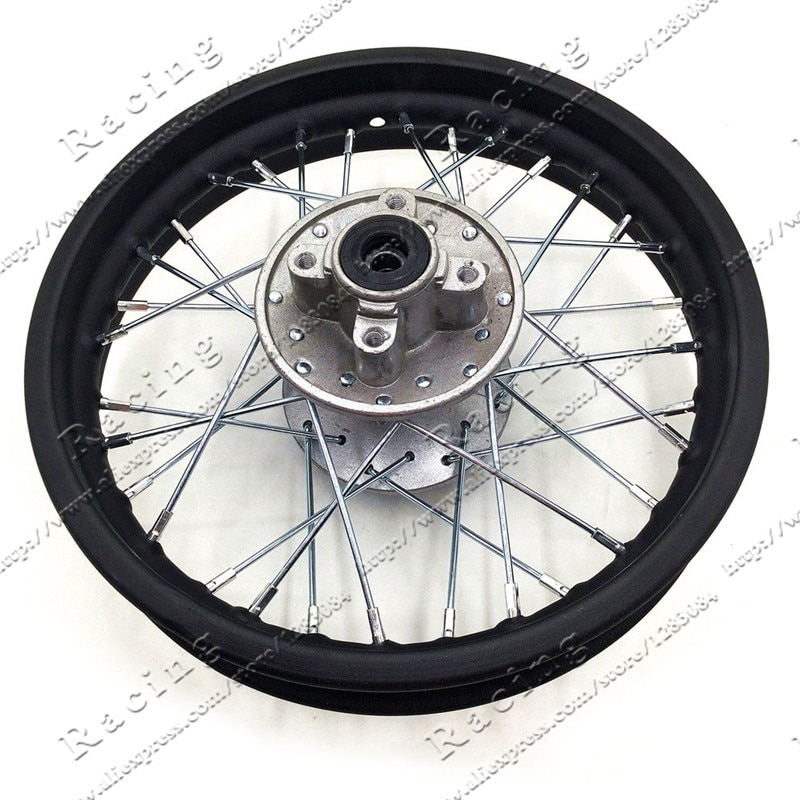 Cercle de jante en fer de moto 1.85-12 pouces pour moto hors route, 80 / 100-12 pouces