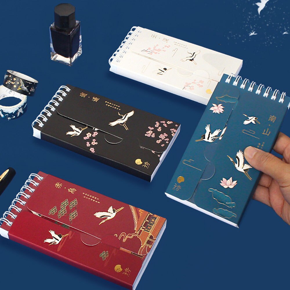 86 Sheets Portable Foreign Languages Word Book Vocabulary Memory Study Notebook Japanese School Stationery