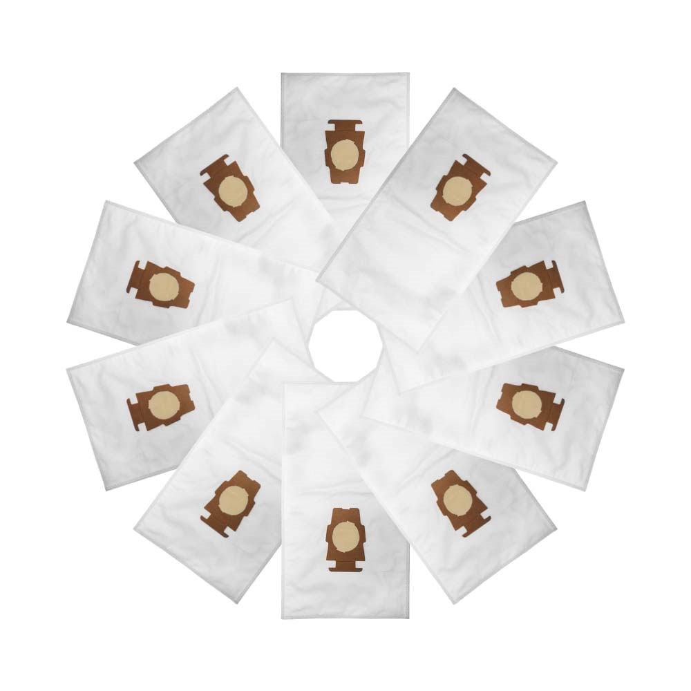 10 Microvezel Stofzuigerzakken voor KIRBY 204808, Allergen Filter, Micron Magic Hepa Filtration