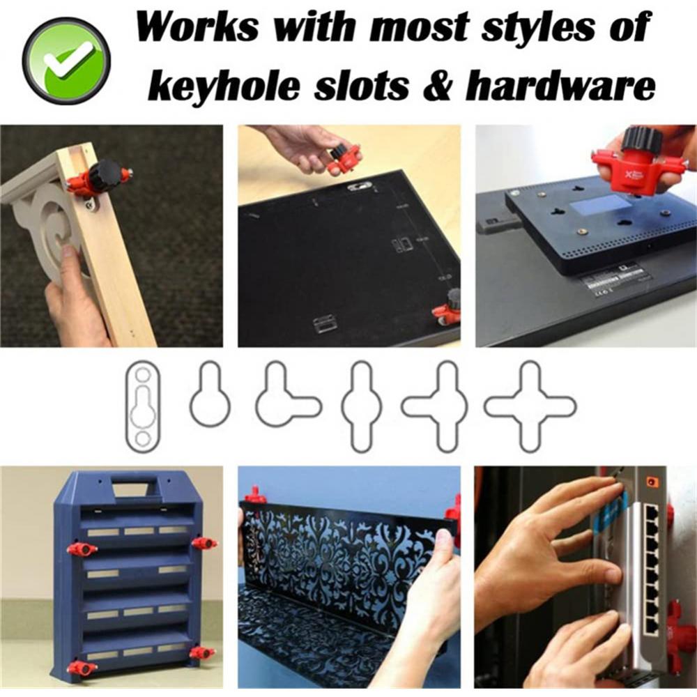Locator No Measuring Screw Hole Locator Drilling With Level Mark Keyhole Slot Fastener Locations On Walls Mount Tools For Photo